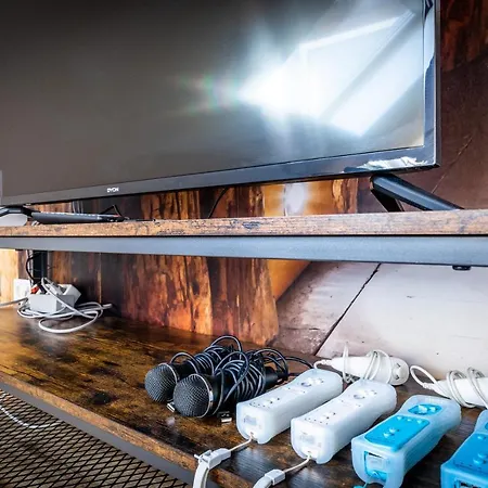 Stylisches Penthouse Zentral Tischfussball 100m2 Wii