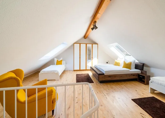 公寓 Stylisches Penthouse Zentral Tischfussball 100m2 Wii