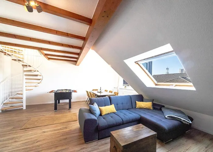 Stylisches Penthouse Zentral Tischfussball 100m2 Wii Appartamento Hannover