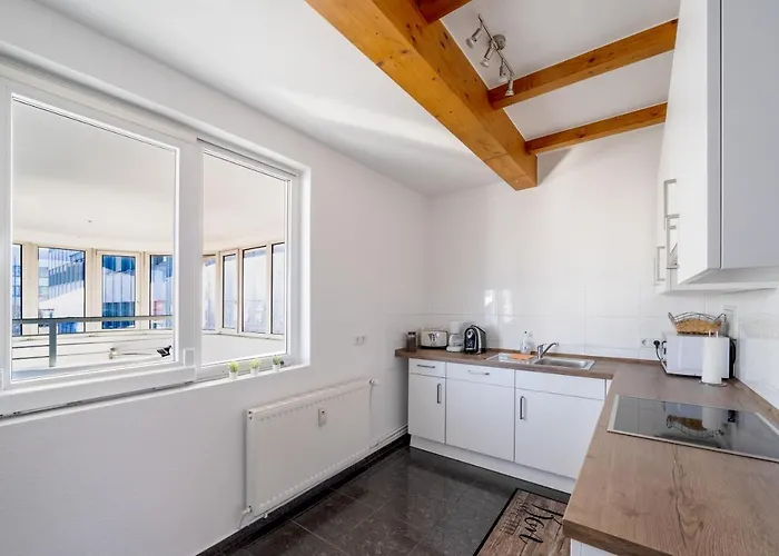 Stylisches Penthouse Zentral Tischfussball 100m2 Wii Apartamento *