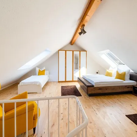 Apartament Stylisches Penthouse Zentral Tischfussball 100m2 Wii